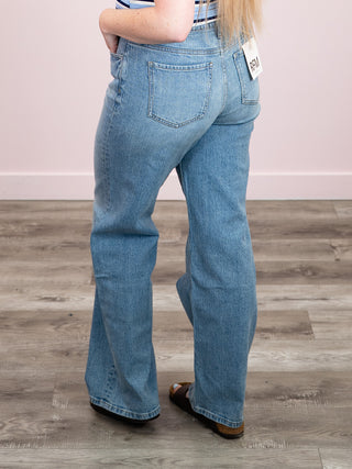 *NEW* RFM | Chloe High Rise Wide Leg Jeans | Light Wash