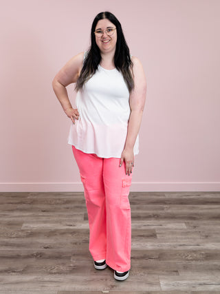 *NEW* Amelia Tank | White