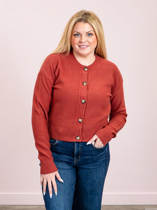 *NEW* Ampersand | Cloud Knit Cardigan | Brick