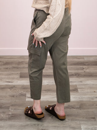 *NEW* Ampersand | Cargo Cutie Crop Pant | Olive