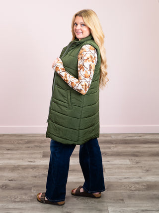 *NEW* Harlow Vest | Dark Olive