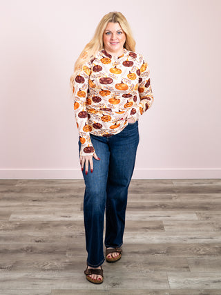 *NEW* Blair Long Sleeve Top | Autumn Gourds