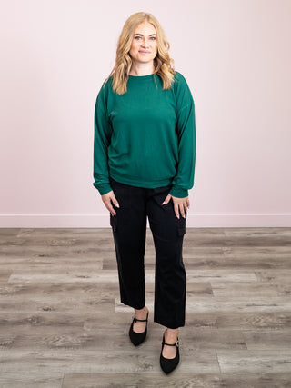 *NEW* Maple Lane Pullover | Hunter Green