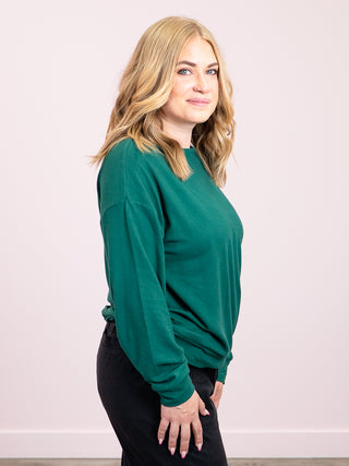 *NEW* Maple Lane Pullover | Hunter Green