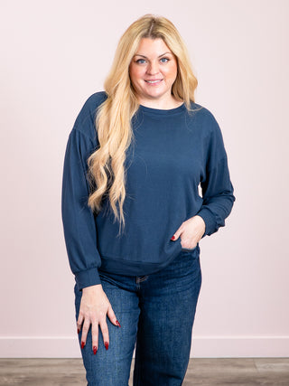 *NEW* Maple Lane Pullover | Navy