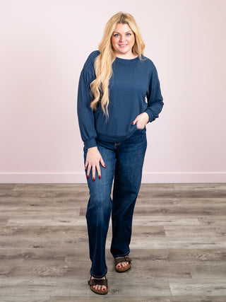 *NEW* Maple Lane Pullover | Navy