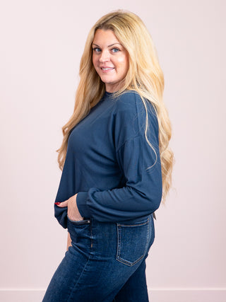 *NEW* Maple Lane Pullover | Navy