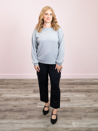 *NEW* Maple Lane Pullover | Heather Grey