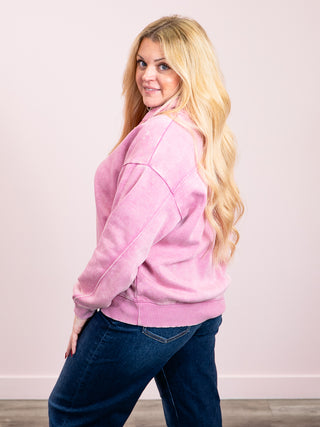 *NEW* Glow Getter Sweatshirt | Light Rose