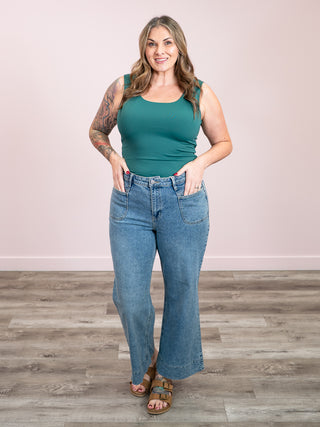*NEW* Second Skin | Tanith Tank Top | Dark Green