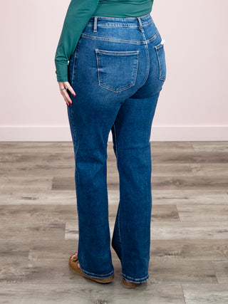 *NEW* Risen | High Rise Straight Jeans | Dark Wash | Damon