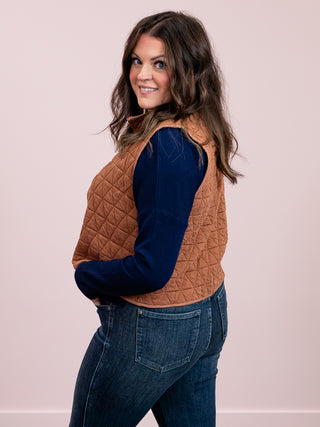 Fernie Quilted Vest | Mocha