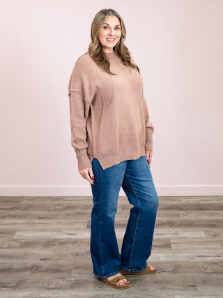 *NEW* Aurora Cozy Sweater | Rose Gold