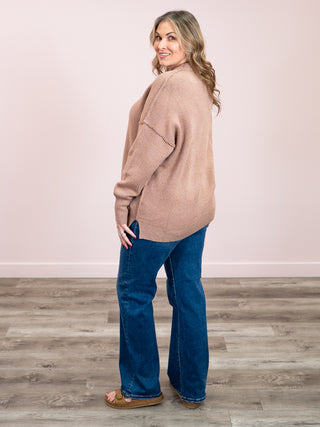 *NEW* Aurora Cozy Sweater | Rose Gold