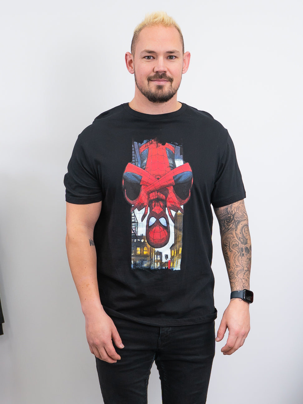 *FINAL SALE* The Ozzy | Upside Down Spidey Graphic Tee | Black