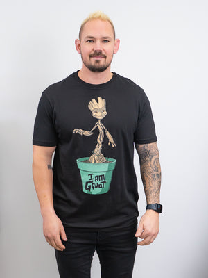 *NEW* The Ozzy | I Am Groot Graphic Tee | Black