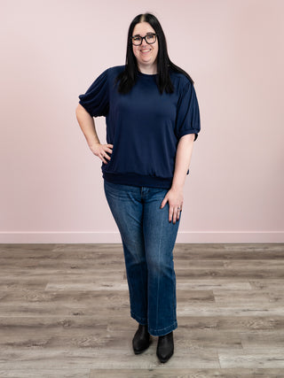 Katie Cozy Top | Navy