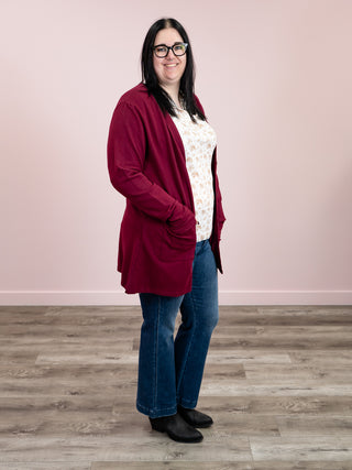 Cori Cardigan | Burgundy