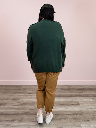 Aurora Cozy Sweater | Hunter Green