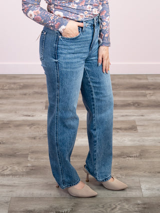 *NEW* Judy Blue | High Rise KIMBERLY Straight | Medium Everyday Indigo