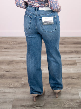 *NEW* Judy Blue | High Rise KIMBERLY Straight | Medium Everyday Indigo