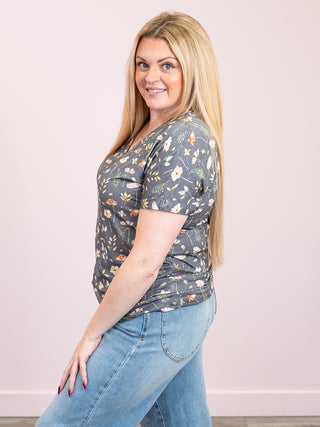 *NEW* Chloe Cozy Tee | Wildflower Meadow