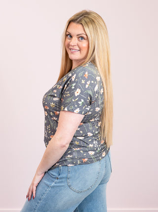 *NEW* Chloe Cozy Tee | Wildflower Meadow
