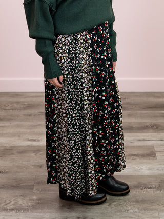 Mimi Skirt | Black Floral