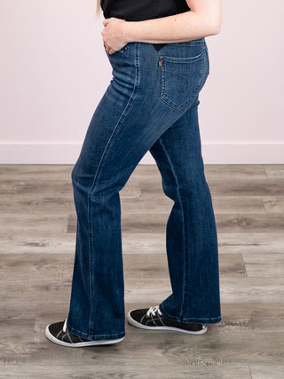 *NEW* Judy Blue | High Rise ALEX Boy Boot | Dark Outlaw Blue