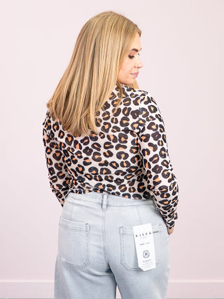 *NEW* Shirley Maggie Mesh Top | Leopard
