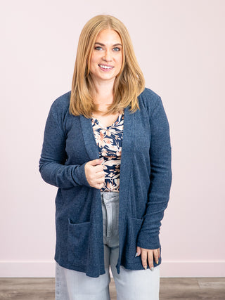 *NEW* Fancy Free Sweater Cardigan | Navy