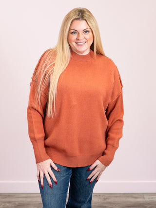 *NEW* Aurora Cozy Sweater | Pumpkin Spice