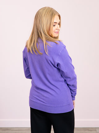 *NEW* Corrine Ribbed Pullover Top | Purple