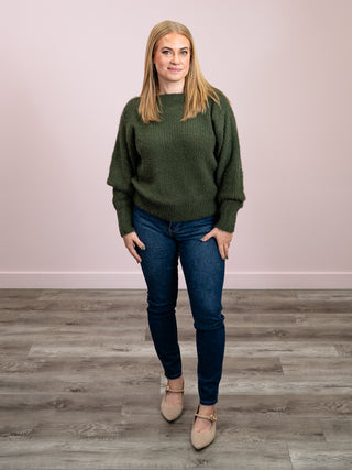 *NEW* Pink Martini | Delcy Sweater | Forest Green