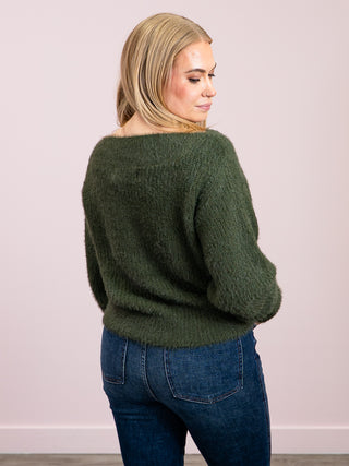 *NEW* Pink Martini | Delcy Sweater | Forest Green