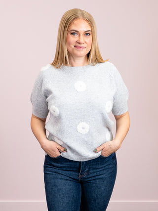*NEW* Pink Martini | Daisy-Bell Sweater | Grey