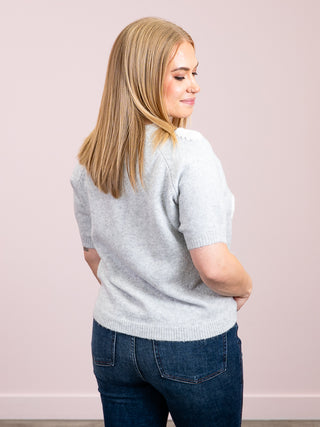 *NEW* Pink Martini | Daisy-Bell Sweater | Grey