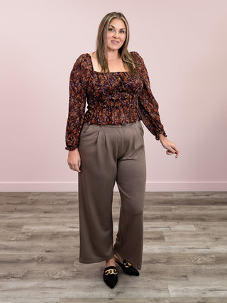 DEX | Jane Square Neck Blouse | Wild Flower