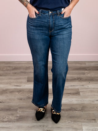 Judy Blue | High Rise Tummy Control Straight Jean | Mack