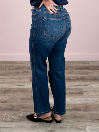 Judy Blue | High Rise Tummy Control Straight Jean | Mack