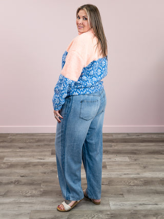 Alpine Drift Fleece HalfZip | Peach