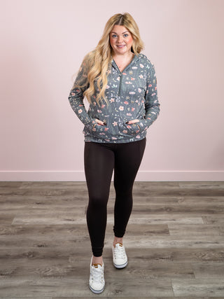 *NEW* HalfZip Hoodie | Wildflower Meadow