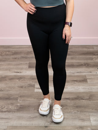 Newport High Waist Leggings | Black