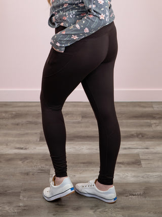 *NEW* Venice Cloud High Waist Leggings | Coffee Bean