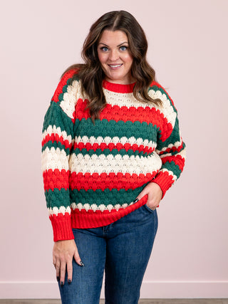 *NEW* Christmas Stripes Sweater