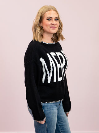 *NEW* Merry Knit Sweater | Black