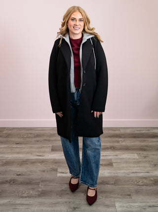 *NEW* RD Style | Despina Athletic Coat | Black Grey