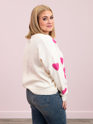 *NEW* Pink Martini | Espera Sweater | White