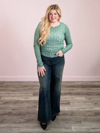 *NEW* Ampersand | Hattie Lace Long Sleeve | Juniper