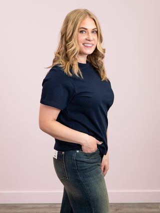 *NEW* RD Style | Regina Short Sleeve Top | True Navy